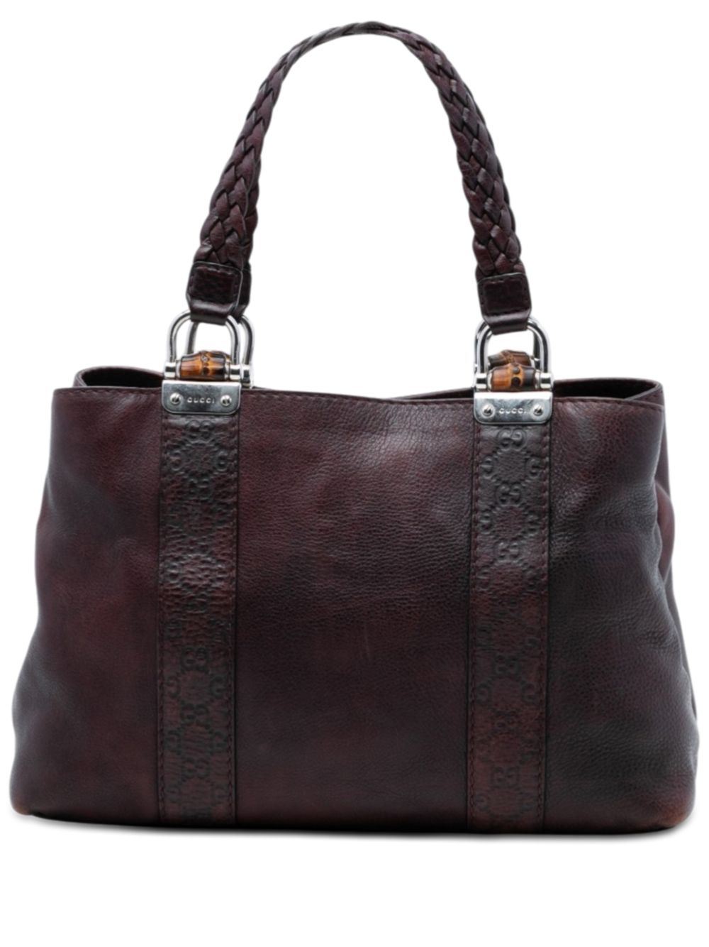 2016-2026 Guccissima Trimmed Leather Bamboo Libeccio tote bag