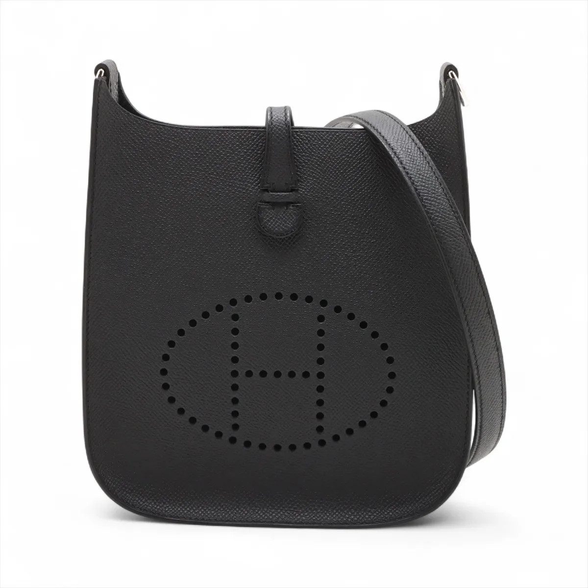 Hermès Evelyne Serie 16 TPM Veau Epsom Black Silver Metal Fittings