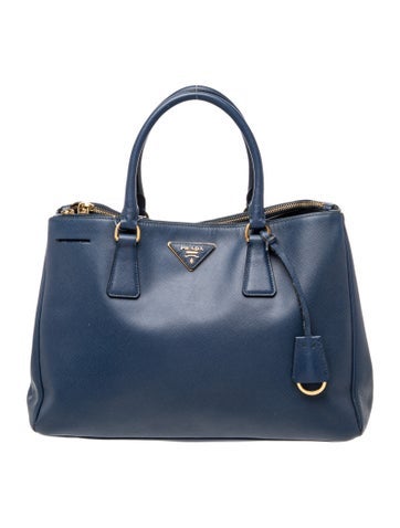 Saffiano Leather Bluette Saffiano Medium