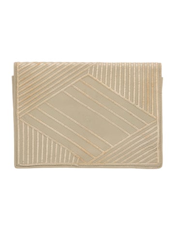 Fendi Leather Clutch
