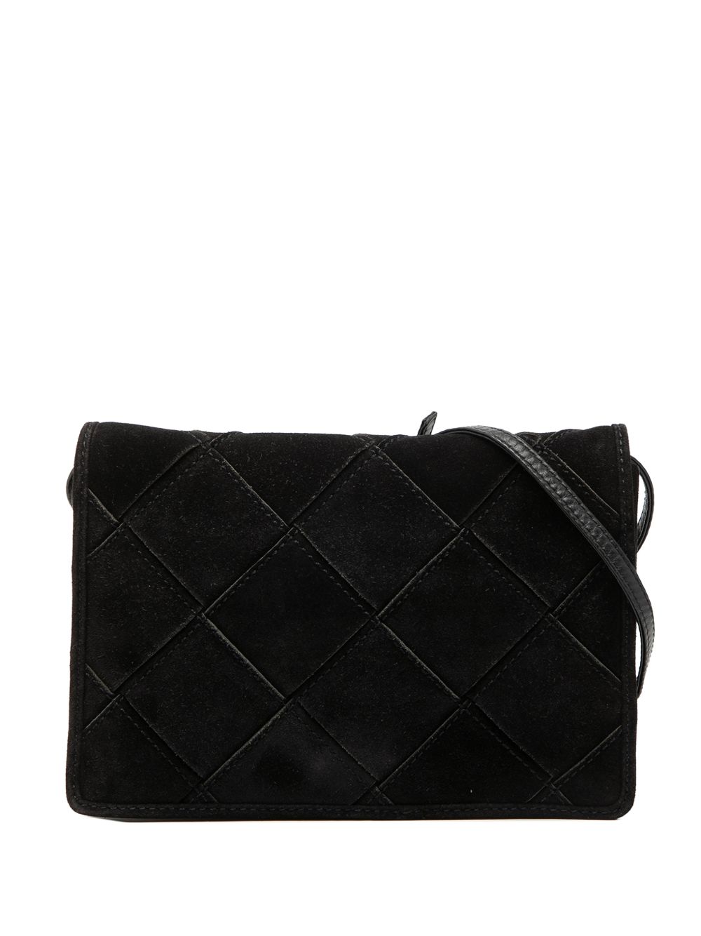 20th Century Suede Intrecciato crossbody bag