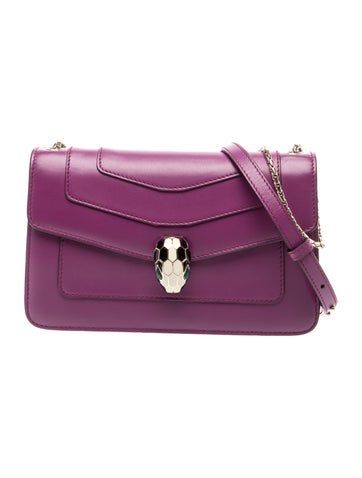 Leather Horizontal Serpenti Small