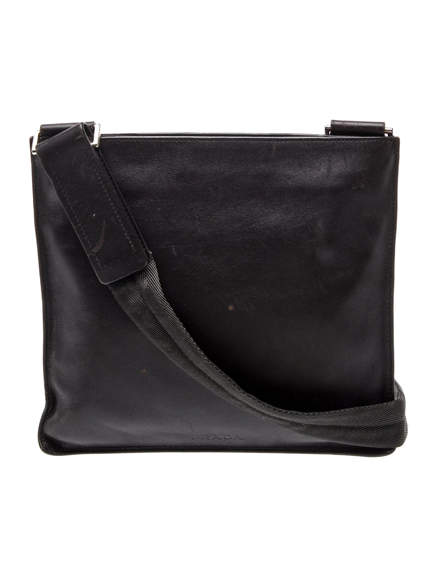 Vitello Leather Crossbody Bag Vintage
