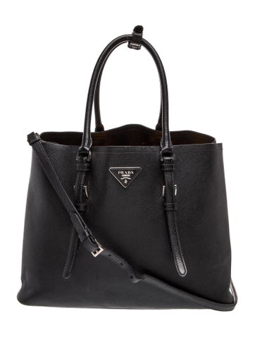 Enameled Metal Triangle Double Bag Medium