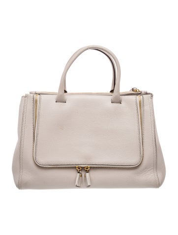 Leather Top Handle Bag