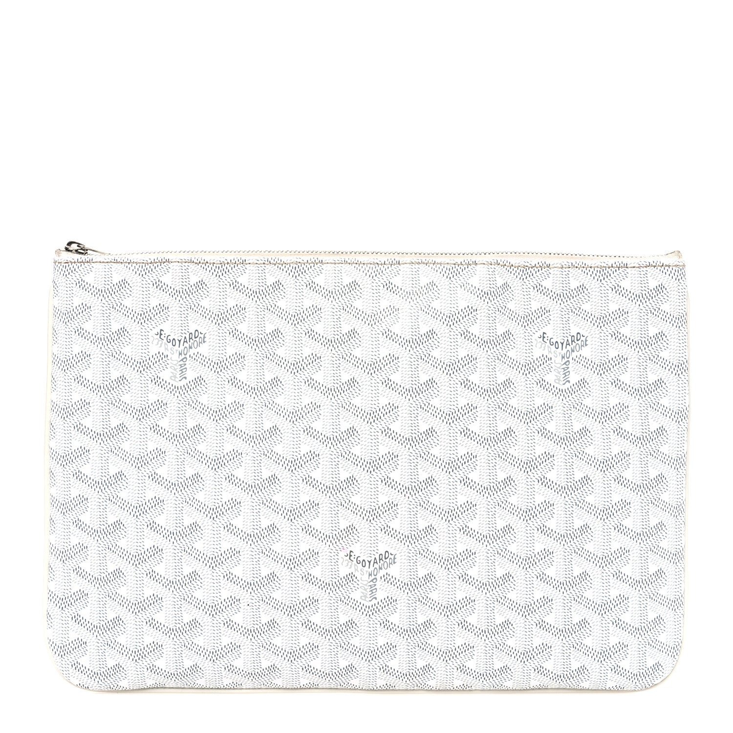 Goyard Goyardine Senat Pochette MM White
