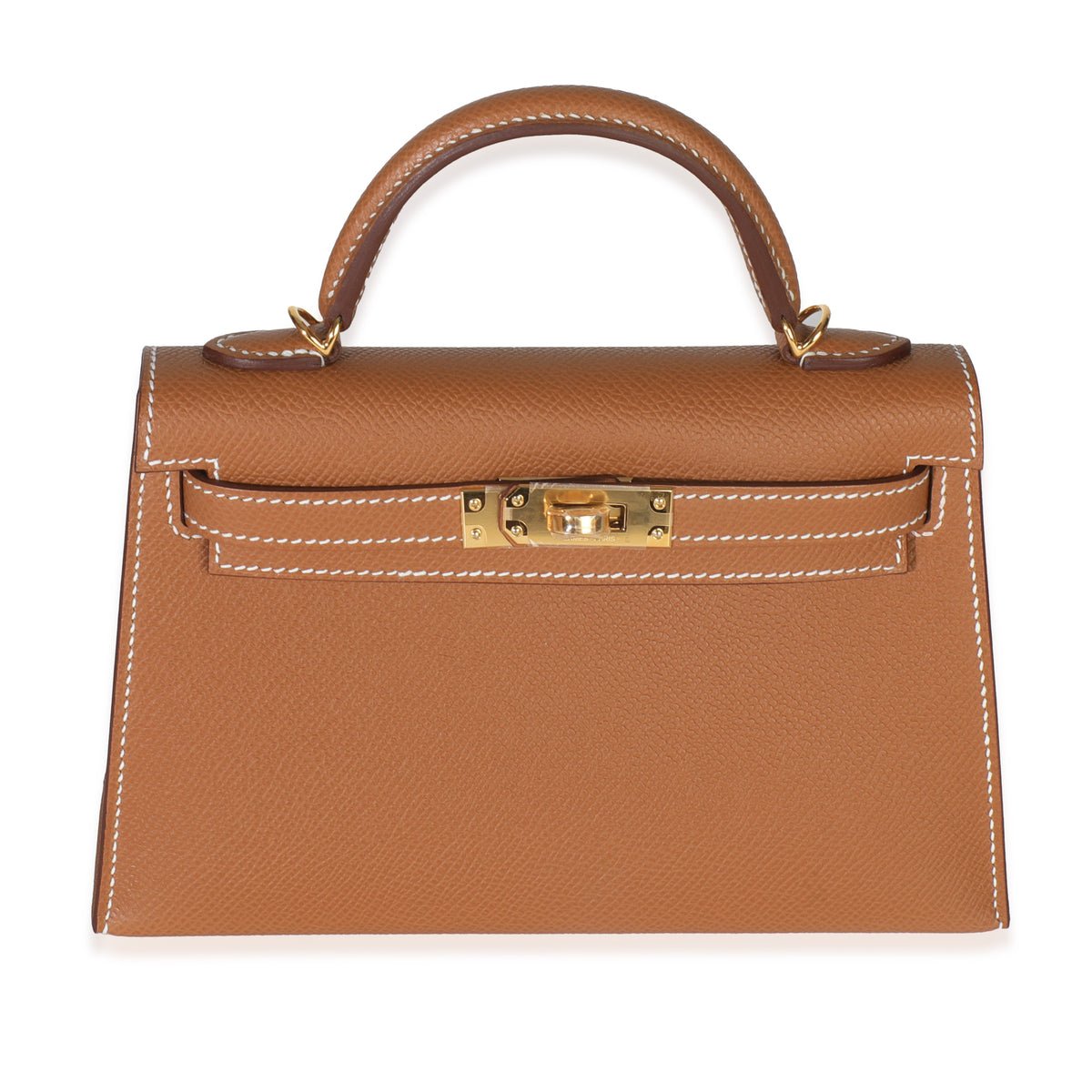 Hermes Gold Epsom Sellier Mini Kelly 20 II GHW
