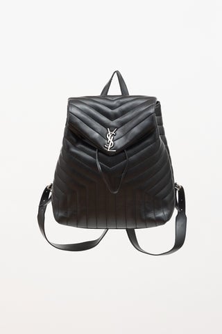 Leather Medium LouLou Backpack