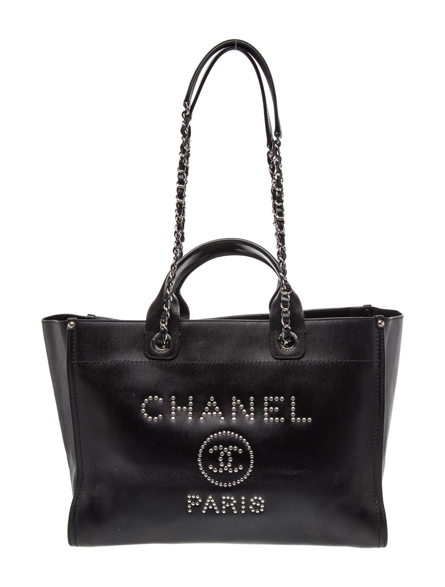 Medium Studded Deauville Shopping Tote