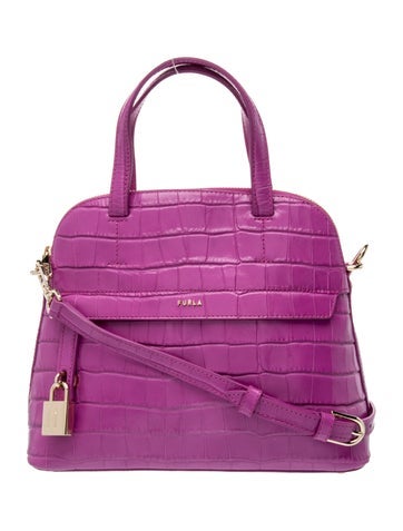 Leather Top Handle Bag