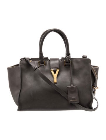 Leather Y Cabas Small
