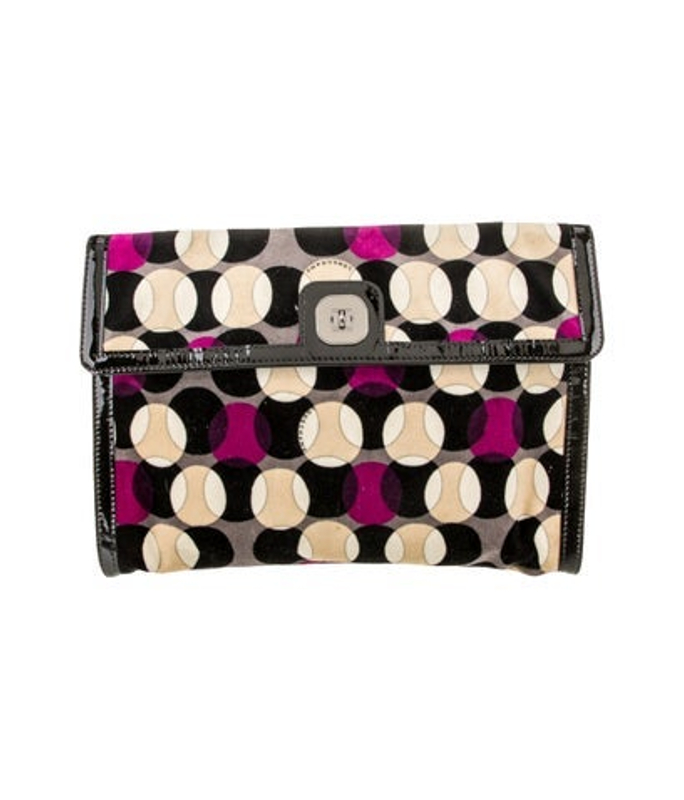 Longchamp Velvet Clutch