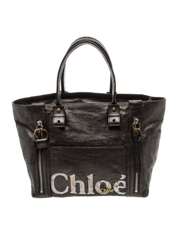 Leather Eclipse Tote Bag Large