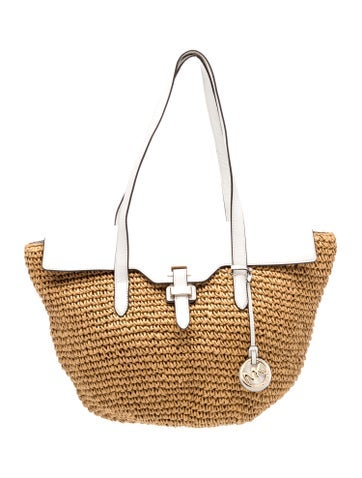 Raffia Shoulder Bag Large