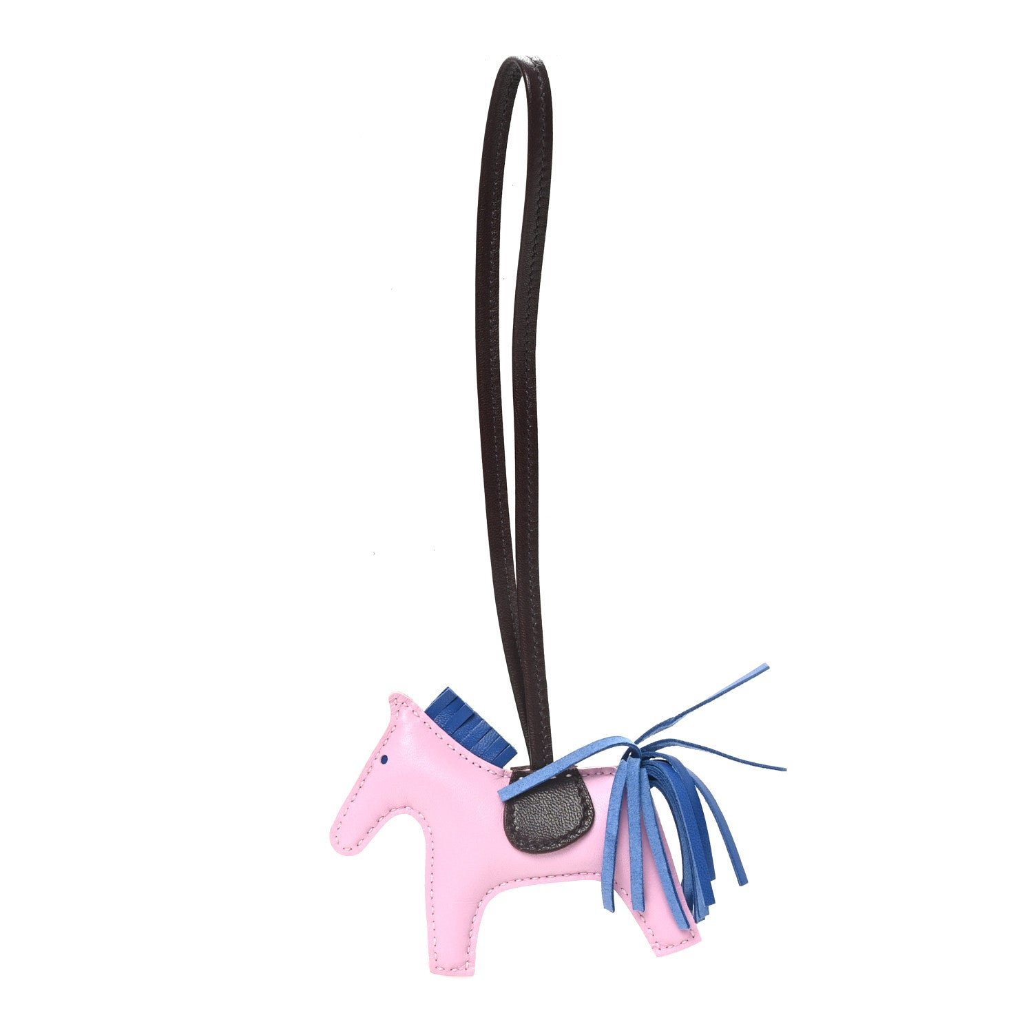 Milo Lambskin Grigri Rodeo Horse Bag Charm PM Mauve Sylvestre Bleu France Rouge Sellier