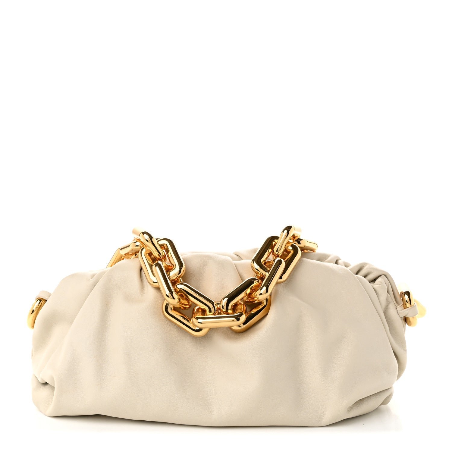 Bottega Veneta Calfskin The Pouch Chain Plaster