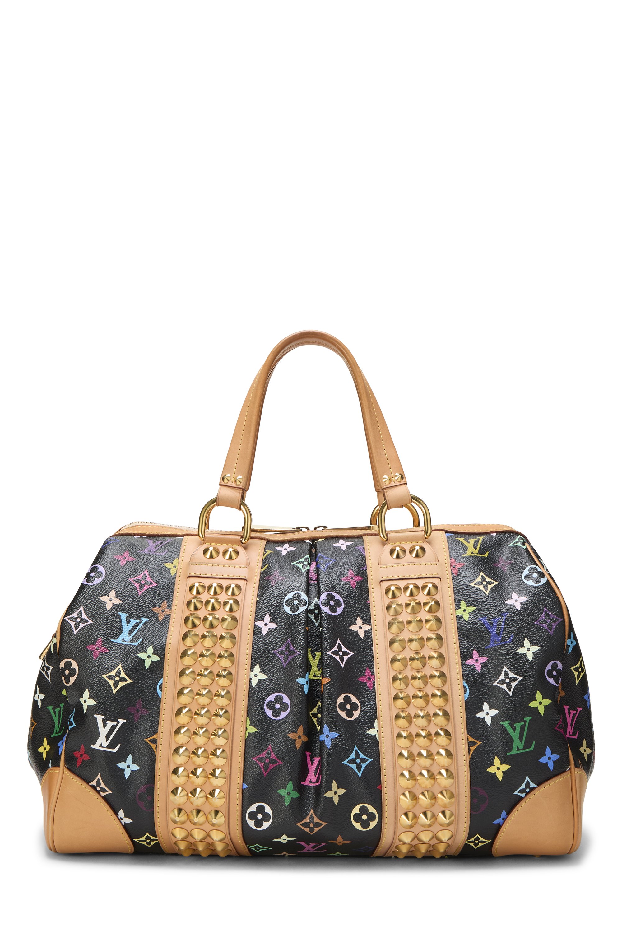 Takashi Murakami x Louis Vuitton Black Monogram Multicolore Courtney GM