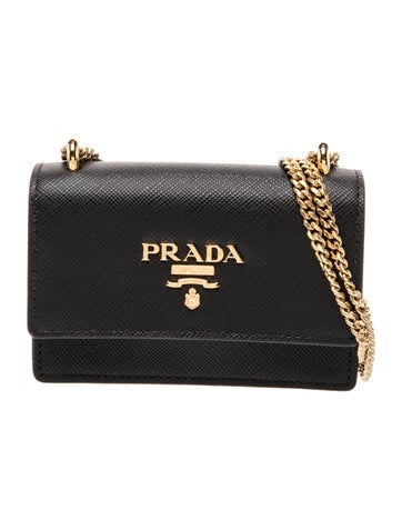 Saffiano Lux Leather Evening Bag