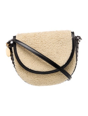 Stella McCartney Shearling Crossbody Bag