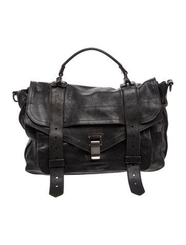 Leather Top Handle Bag