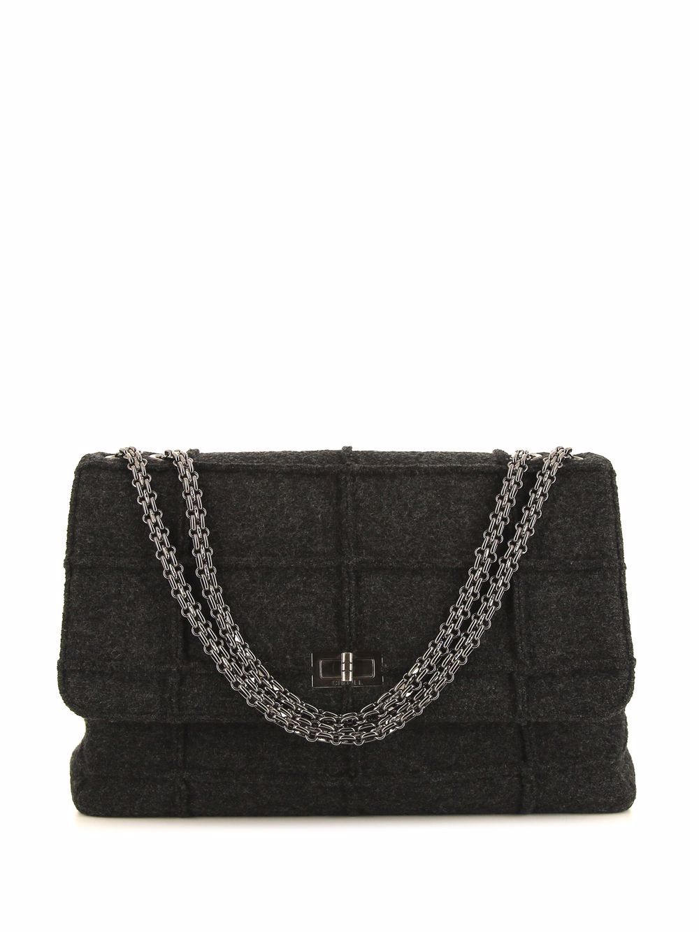 panelled 2.55 shoulder bag