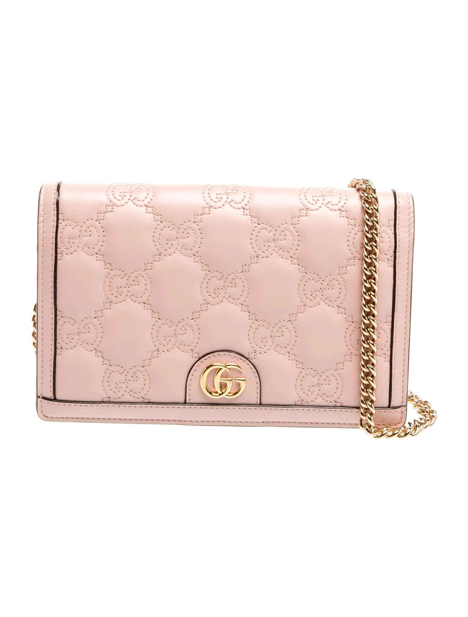 GG Matelassé Chain Wallet