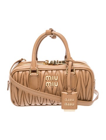 Leather 'Nappa Matelasse Arcadie Top Handle Bag'