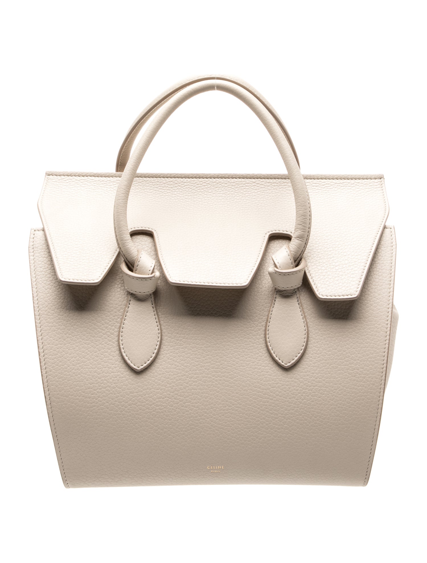 Leather Tie Tote Small