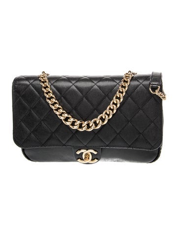 CC Studded Flap Bag