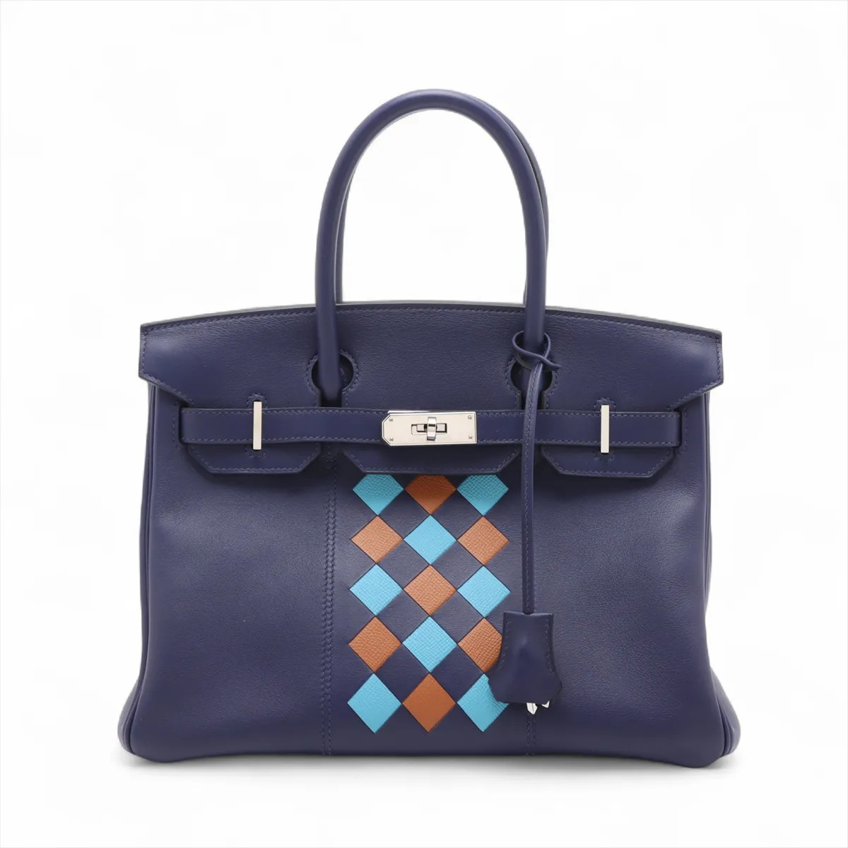 Hermès Birkin 30 Le Tournay Tresage Vow Swift x Vow Epson blue ankle x gold x bl
