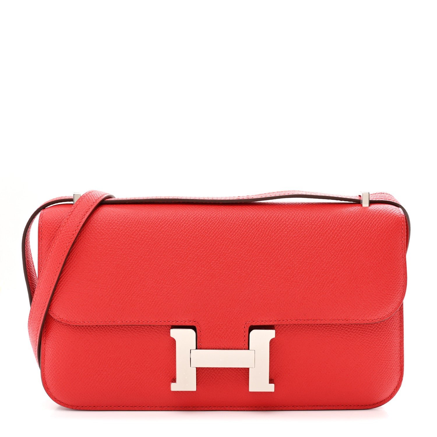 Hermes Hermes Epsom Constance Elan 25 Rouge Radieux