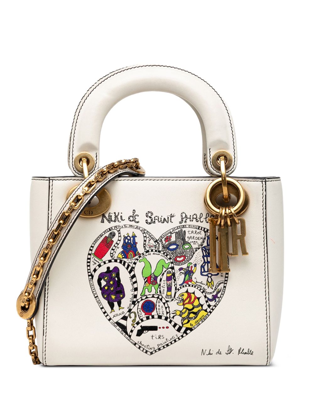 2017 Niki de Saint Phalle Mini Calfskin Lady Dior satchel