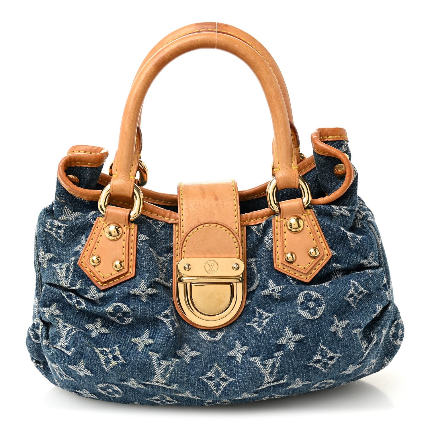 Louis Vuitton Monogram Denim Pleaty Blue