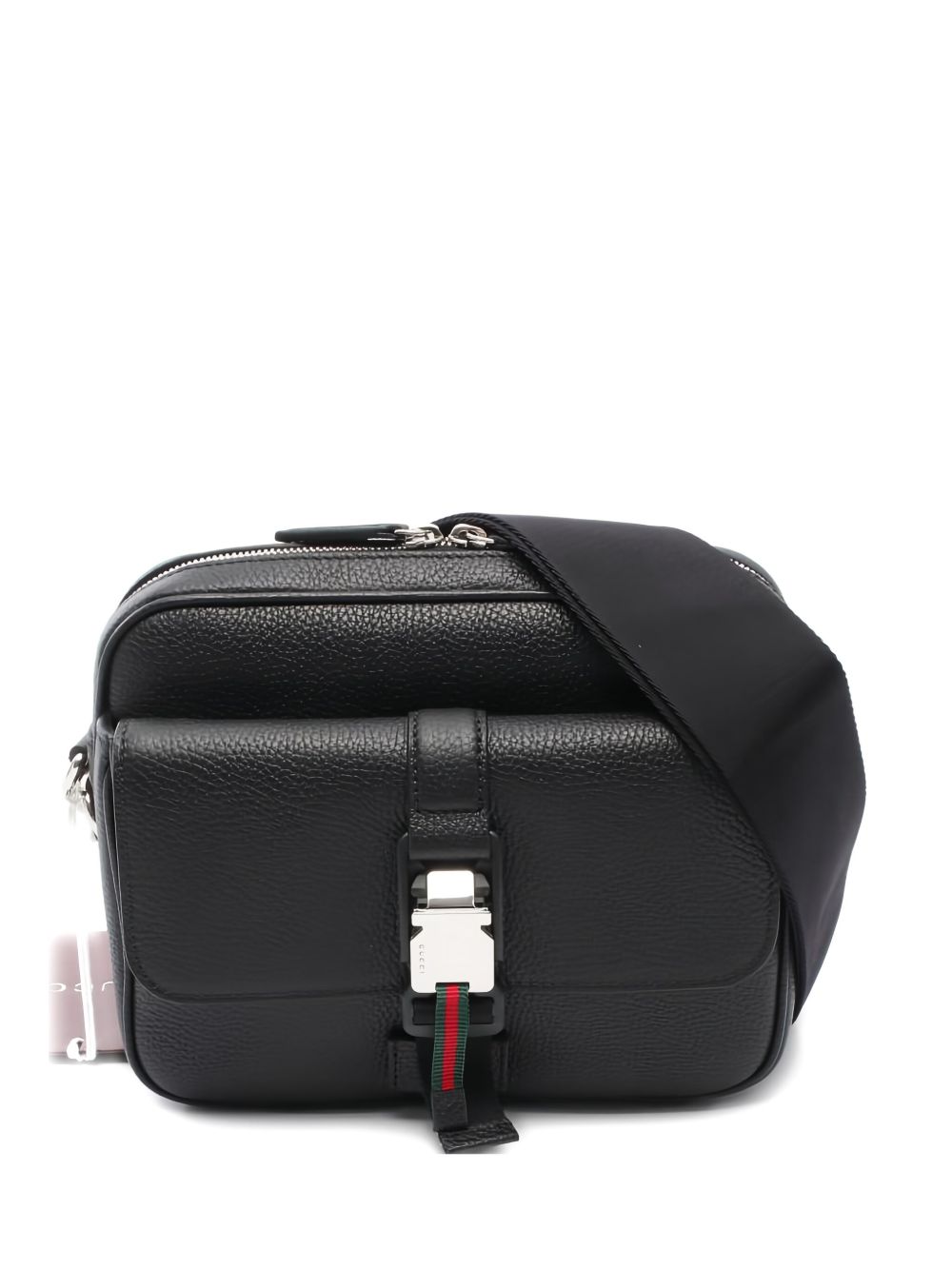 2020s Web leather shoulder bag