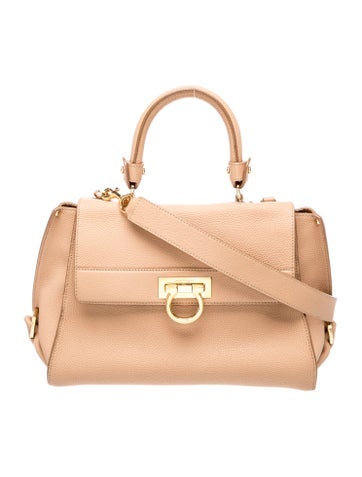 Leather Top Handle Bag