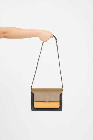 Leather Trunk Shoulder Bag