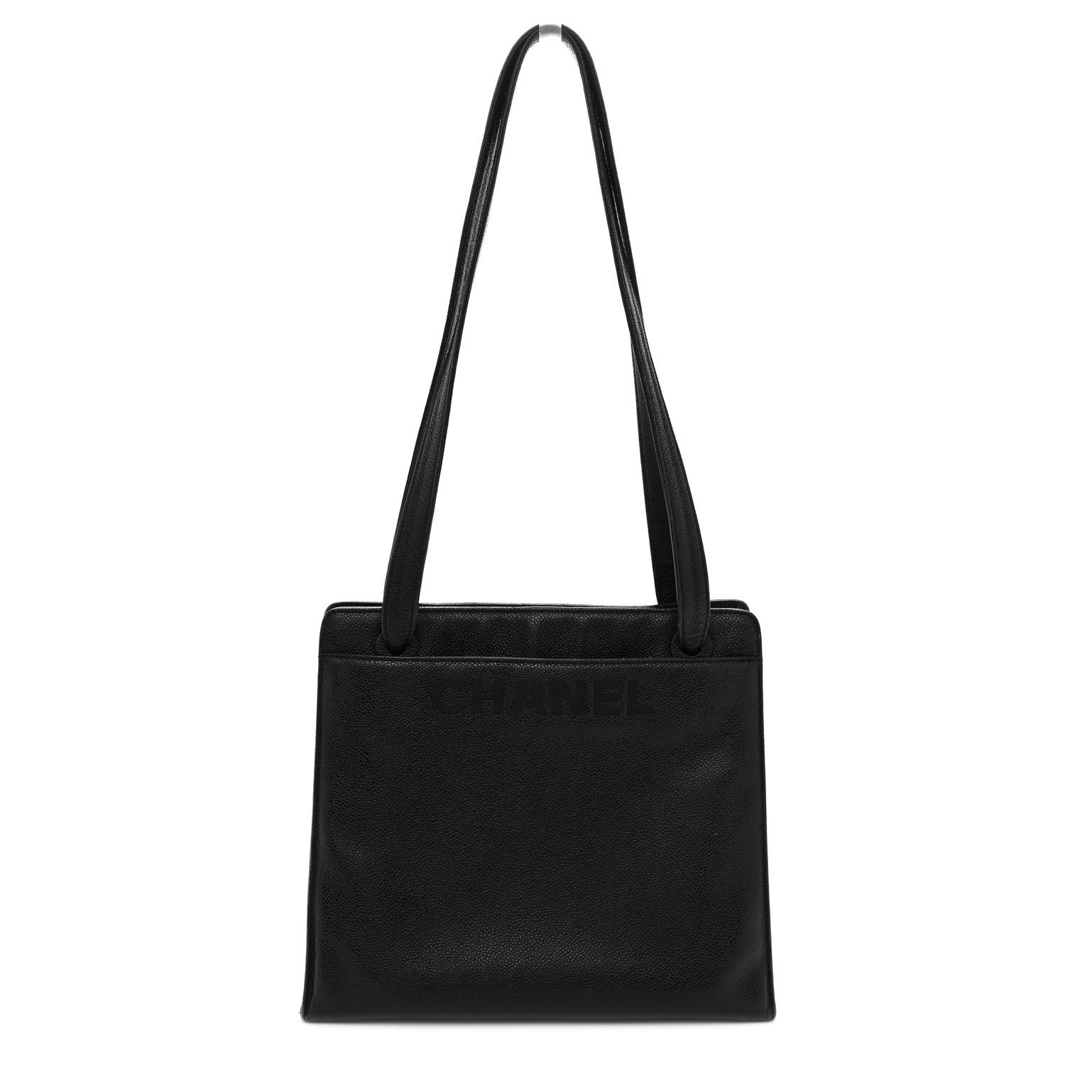 Chanel Caviar Shoulder Bag Black