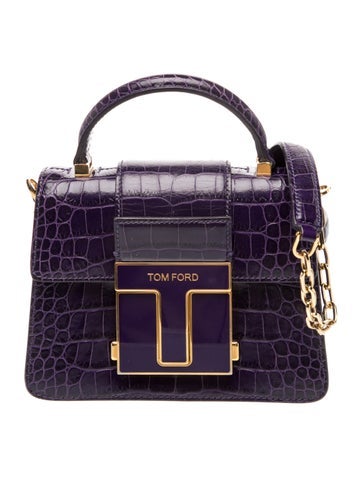 Embossed Leather Shoulder Bag