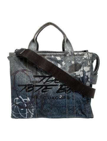 Denim Top Handle Bag