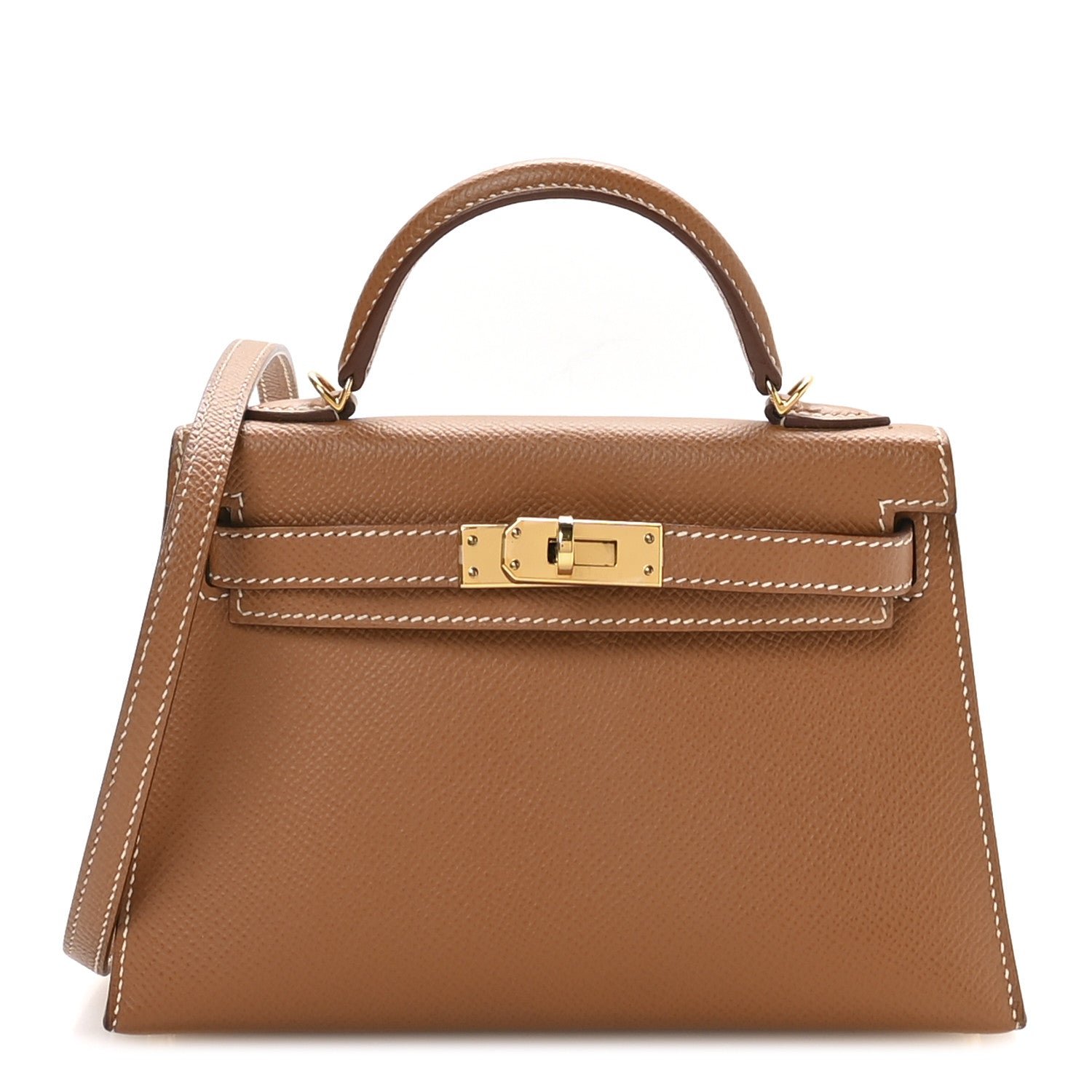 Hermes Epsom Mini Kelly Sellier 20 Gold