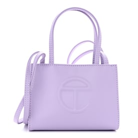 Telfar Vegan Leather Small Shopping Bag Lavender