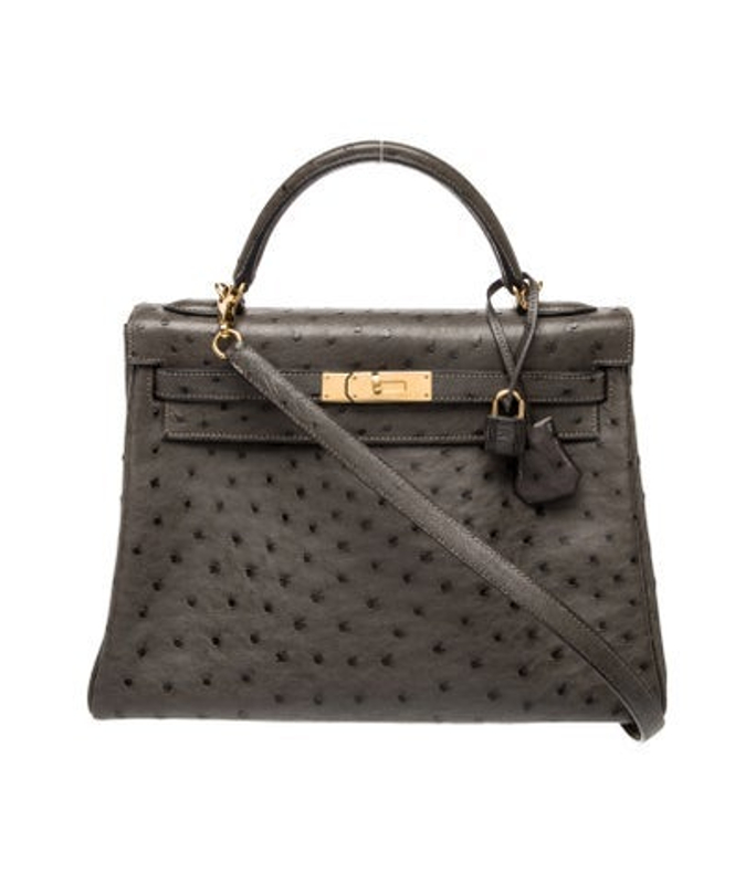 Hermes Ostrich Kelly Ii Retourne 32