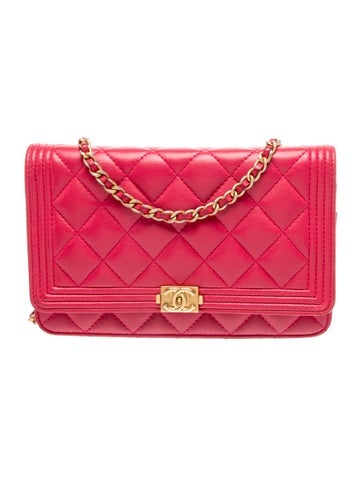Quilted Boy Wallet On Chain