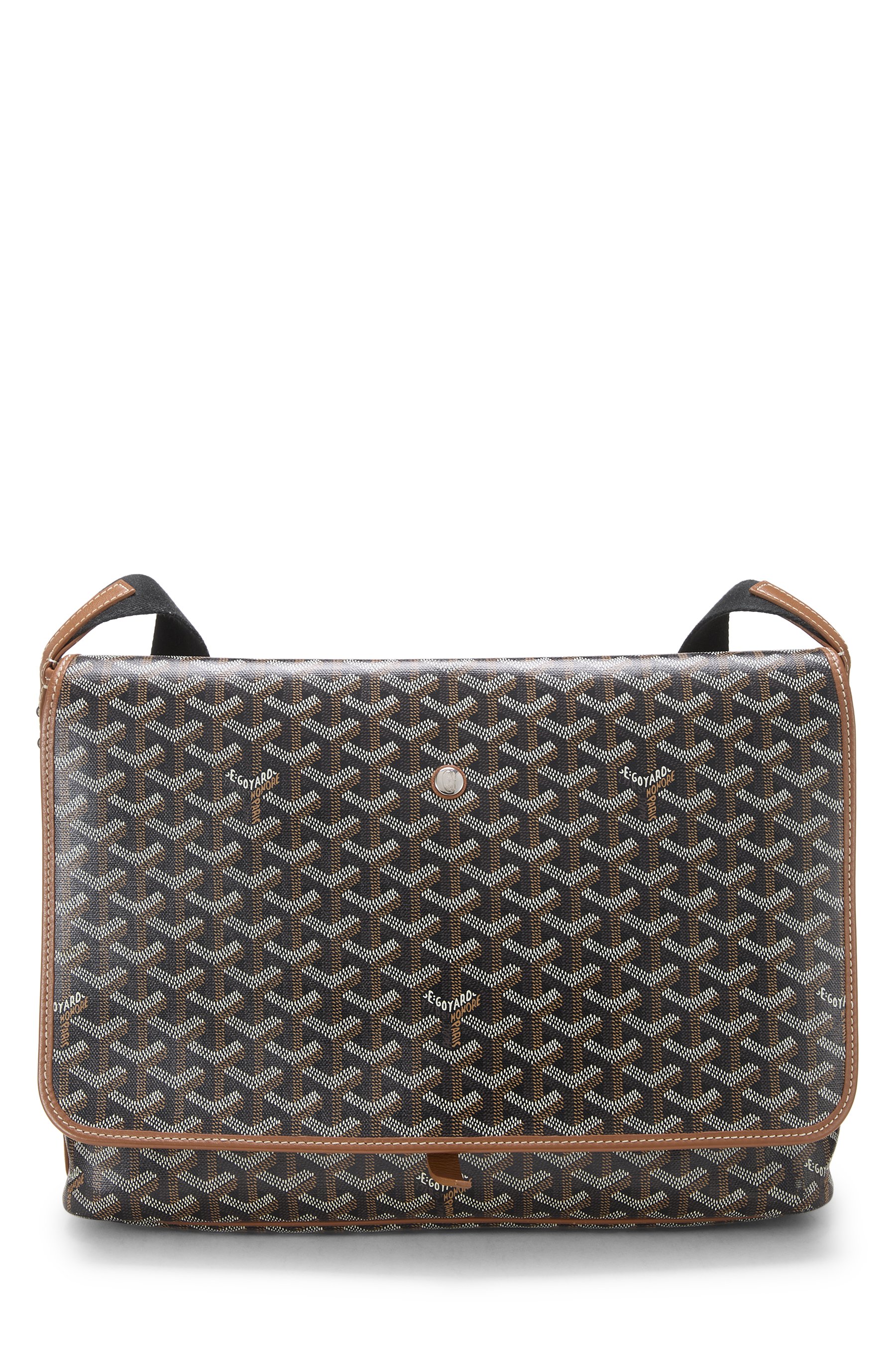 Goyard Black Goyardine Canvas Capetien MM