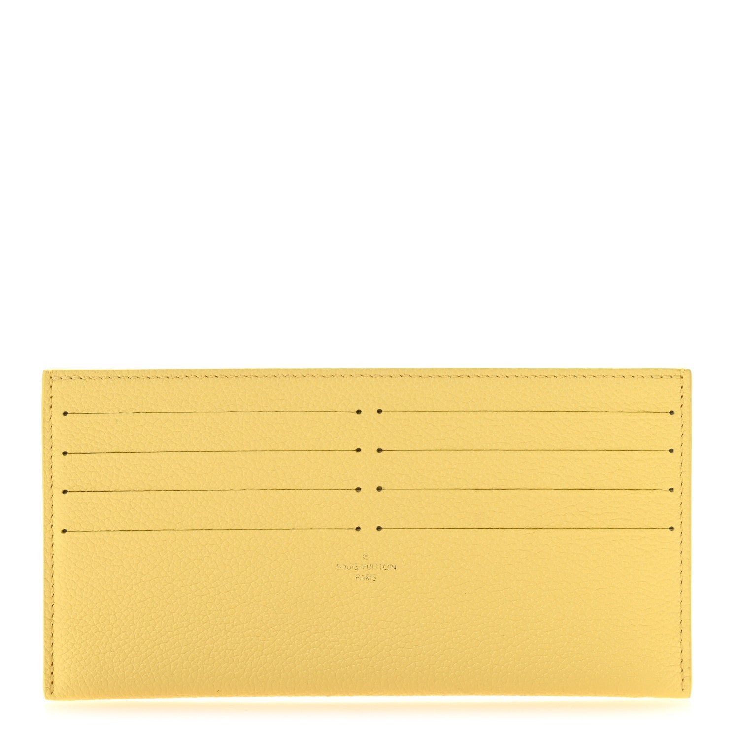 Louis Vuitton Calfskin Felicie Card Holder Insert Yellow