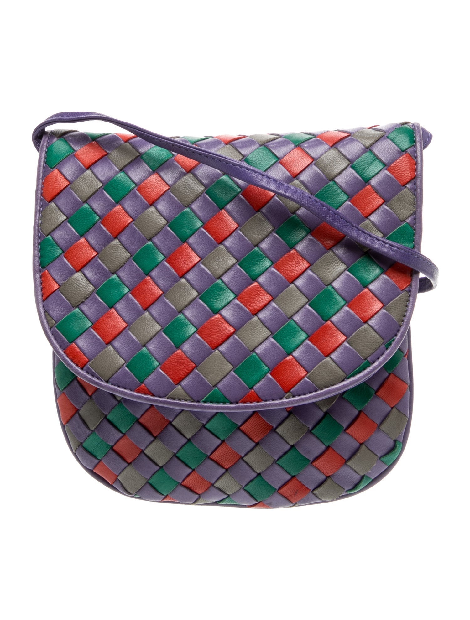 Bottega Veneta Intrecciato Crossbody Bag Vintage