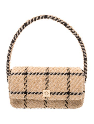 Tweed Top Handle Bag