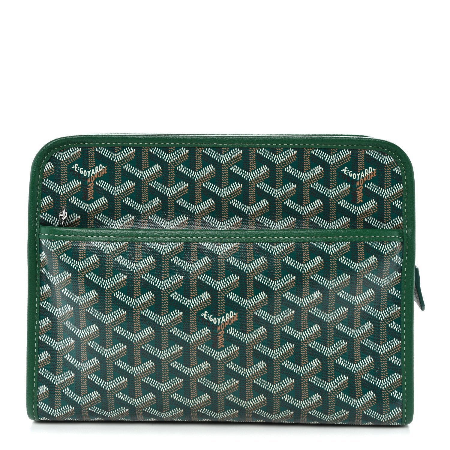 Goyard Goyardine Jouvence Toiletry Pouch MM Green