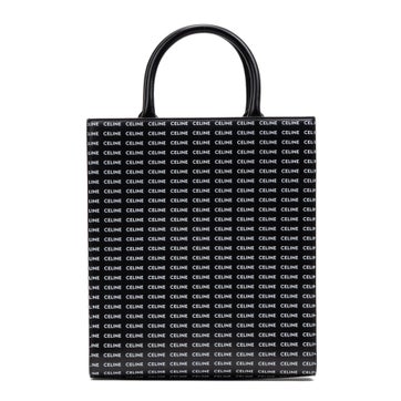 Leather Vertical Cabas Tote