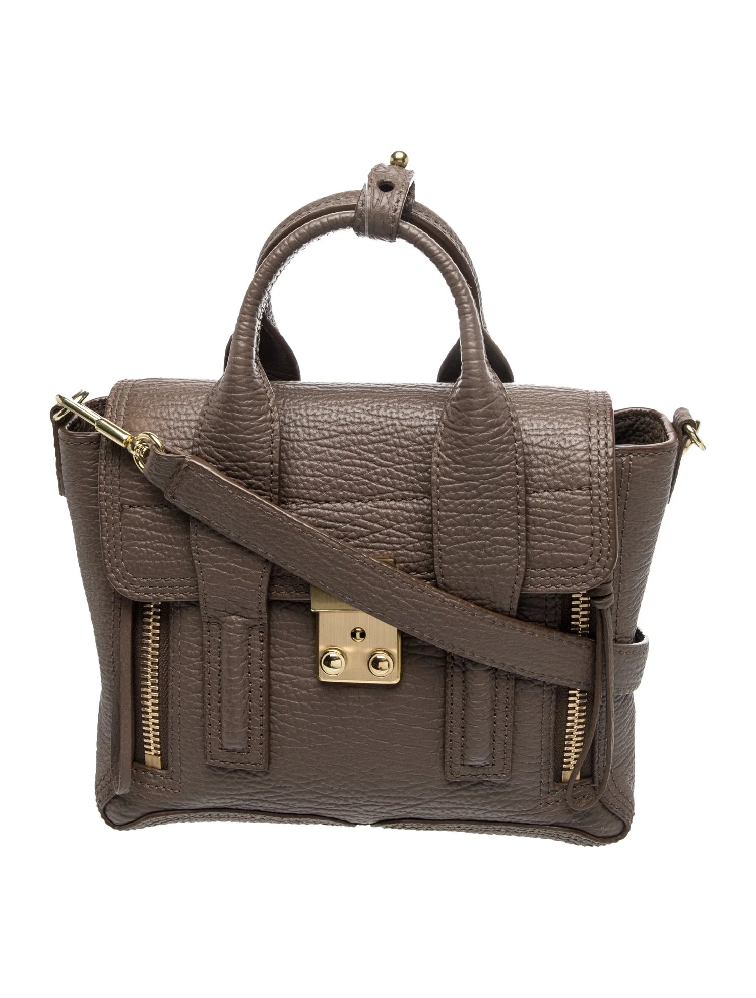 Leather Top Handle Bag